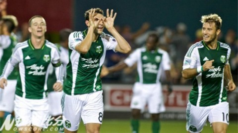 美职联-波特兰伐木者少打一人1-1逼平洛杉矶银河