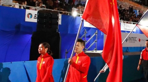 东京世界蹦床锦标赛开幕式：绚烂开篇 腾飞之梦