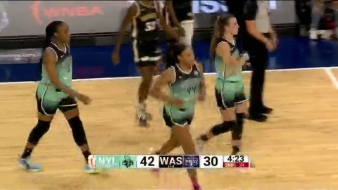 WNBA东部对决：华盛顿神秘人赛季三杀纽约自由人