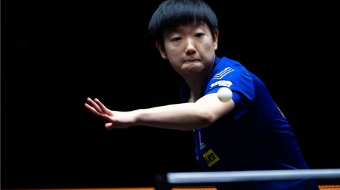 WTT澳门巅峰战 小魔王孙颖莎力克重炮手王艺迪